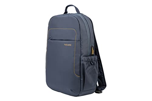 Tucano Lup zaino Rucksack für 13,3/14 Zoll MacBook, Laptop, Ultrabook, iPad, Tablet Wasser- und schmutzabweisend Ergonomisch geformt Dunkelblau