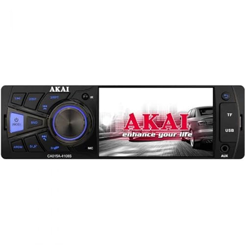 Akai CA015A-4108S car media receiver Black 100 W Bluetooth