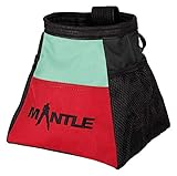 MANTLE climbing equipment Boulderbag Atletico Mint/rot zum Bouldern Klettern Turnen Crossfit