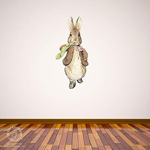 Peter Rabbit Wandtattoo – Benjamin Bunny – Offizielle Peter Hase Wandkunst (120 cm Höhe x 60 cm Breite)