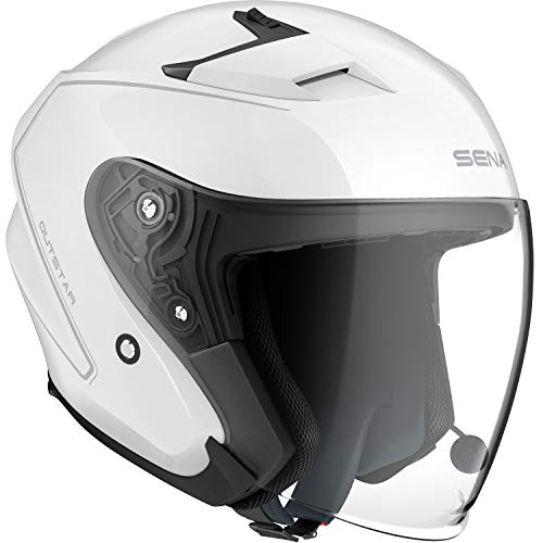 Sena OUTSTAR-GW00M Smart Helm, Weiß, M