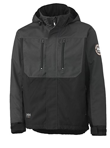 Helly Hansen 34-076201 Workwear Funktionsjacke/Berg Jacket Winterjacke,grau/schwarz,XL
