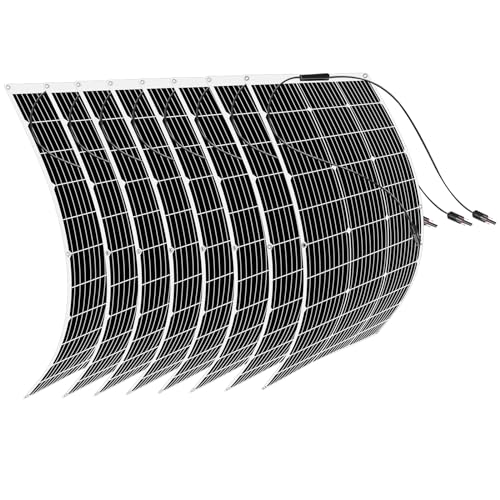 800W Flexibles Solarpanel Biegsames Wasserfestes-（8 stücke）solarmodul,Monokristallines Solarpanel,für Wohnmobil, Auto, Camping,Boot