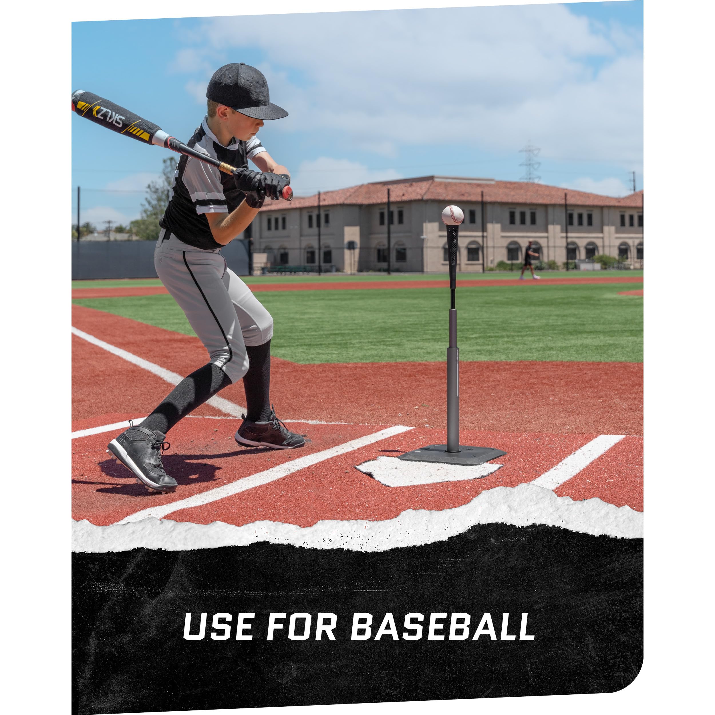 SKLZ Unisex, Teenager Bat Pop Wrap Pro Schlägerabdeckung, Schwarz, Gelb