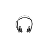 Poly - Voyager Focus 2 UC USB-C Headset (Plantronics) - Bluetooth Dual-Ear (Stereo) Headset with Boom Mic - USB-C PC/Mac Compatible - Active Noise Canceling - Works with Teams (Certified), Zoom & more
