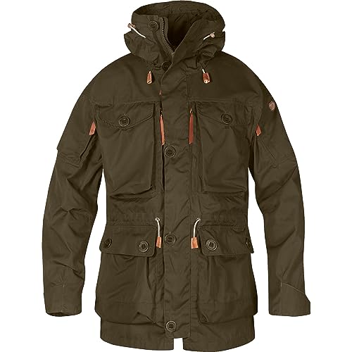 Fjällräven Numbers Smock No.1 Men - Outdoorjacke - dark olive - Gr.s