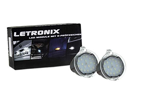 LETRONIX SMD LED Umfeldbeleuchtung Ausstiegsbeleuchtung Module Edge 2 II/Mondeo 5 V/Explorer 5 V/F-150 Gen.12 / F-150 Gen.13 / EcoSport/B-Max/Ranger/Mustang 6 VI/S-Max 2 II
