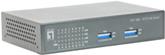 LevelOne FEP-1600W90 16-Port PoE Switch Netzwerk Switch 10 / 100 MBit/s