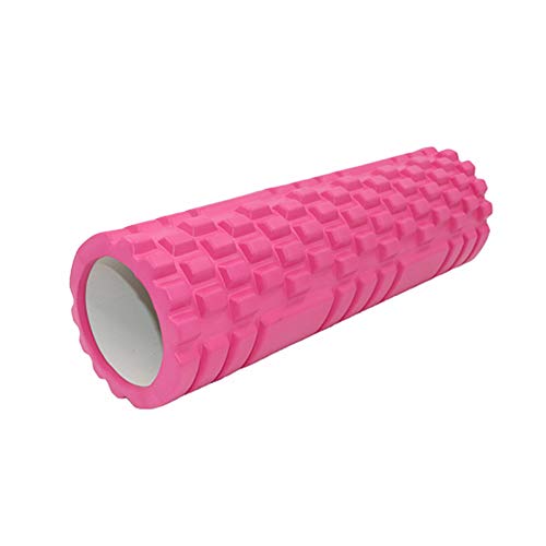 Faszienrolle Wirbelsäule Faszienroller Übungsrolle Muskelroller Massagestab Massage Roller Stick Fitness Roller 3-pink,45cm