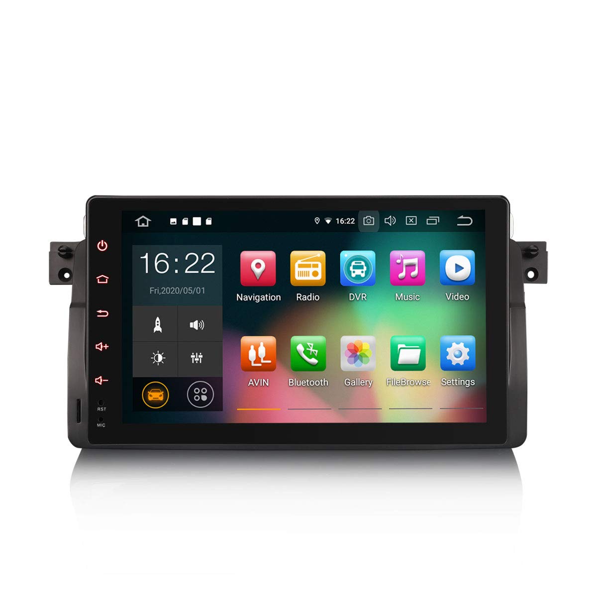 ERISIN 9 Zoll Android 11.0 Autoradio für BMW 3er E46 M3 Rover 75 MG ZT Unterstützt GPS-Navi Carplay Android Auto DSP Bluetooth A2DP DVB-T/T2 WiFi DAB+ 8-Kern 4GB RAM+64GB ROM