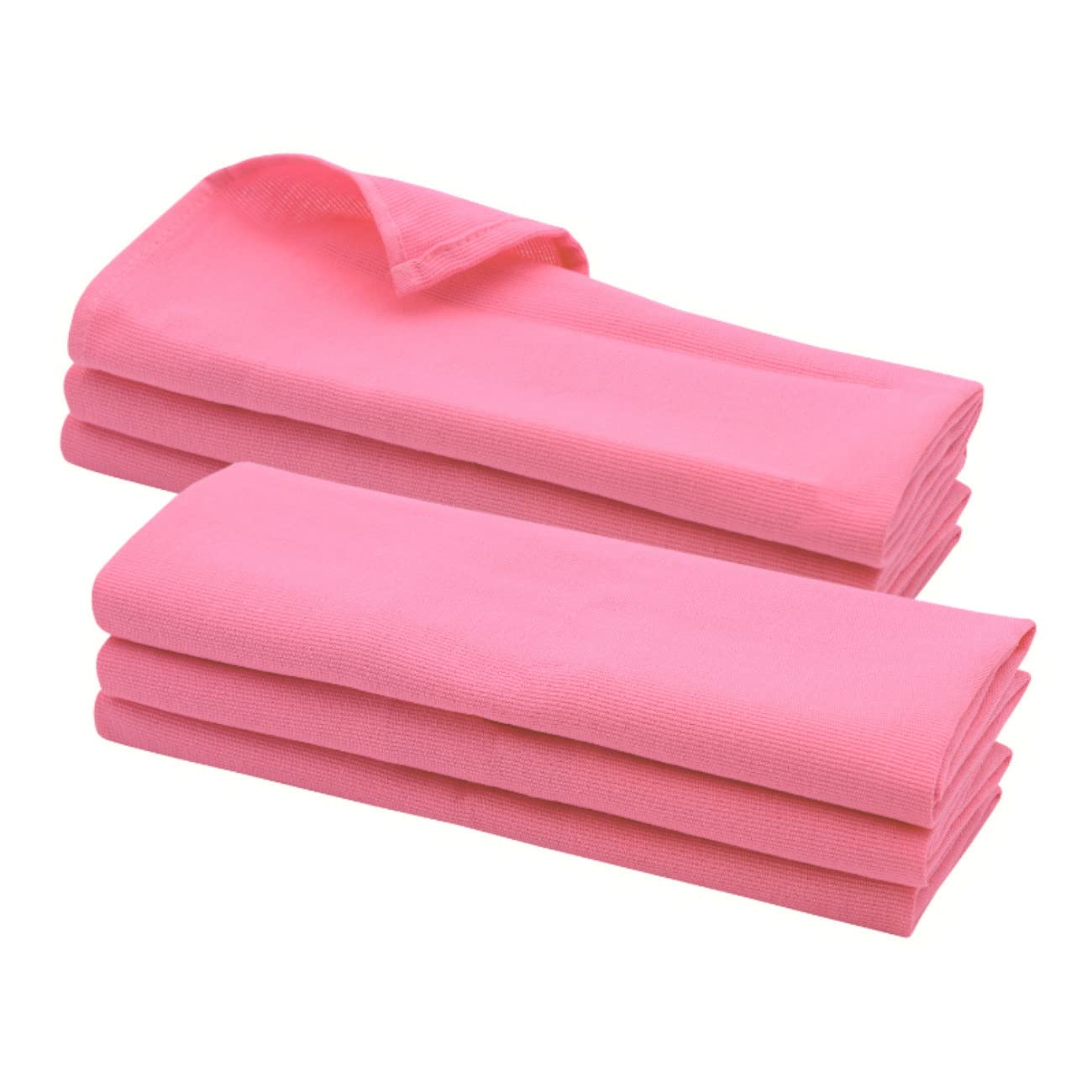 GARIELLA 6 ROSA Geschirrtücher aus 100% Baumwolle / 70 x 50 cm/Handtuch/Küchentuch/Spültuch/Putztuch/pink