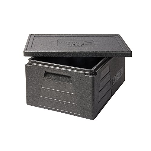 Thermo Future Box Boxer GN 1/1 Transport-und Isolierbox, EPP (expandiertes Polypropylen), Schwarz, 60 x 40 x 29 cm