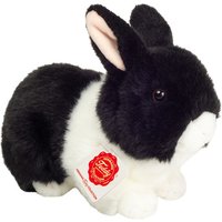 Kuscheltier HASE (23 cm) in schwarz/weiß