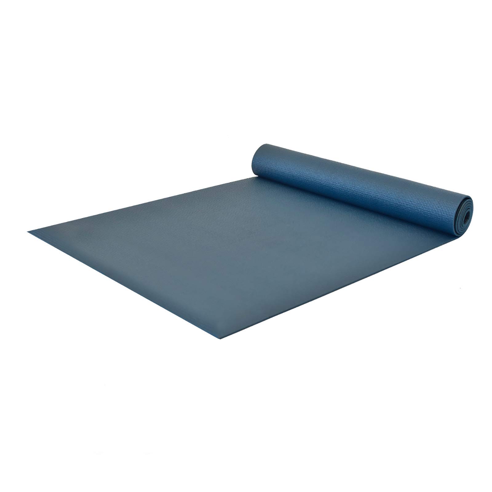 Love Generation Yogamatte | Strapazierfähiges und leicht zu reinigenes PVC | viele 183 x 61 x 4 mm Matte | Für Yoga Pilates und Fitness/Anfänger und Fortgeschrittene (blau), 1479-DONKERBLAUW, Standard