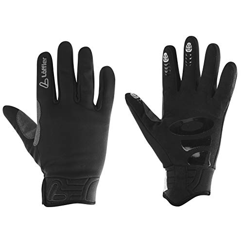 LÖFFLER Gloves WS WARM Handschuhe, Black, 10-10,5