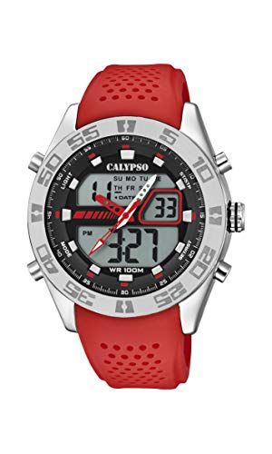 Calypso Watches Herren Analog-Digital Quarz Uhr mit Plastik Armband K5774/2