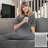 Kingling T-Sleep Pod Move, beschwerte Decke, gemütlich, atmungsaktiv, tragbar, waschbar, Decke für Erwachsene, Nickerchen, tiefer Schlaf, Größe L