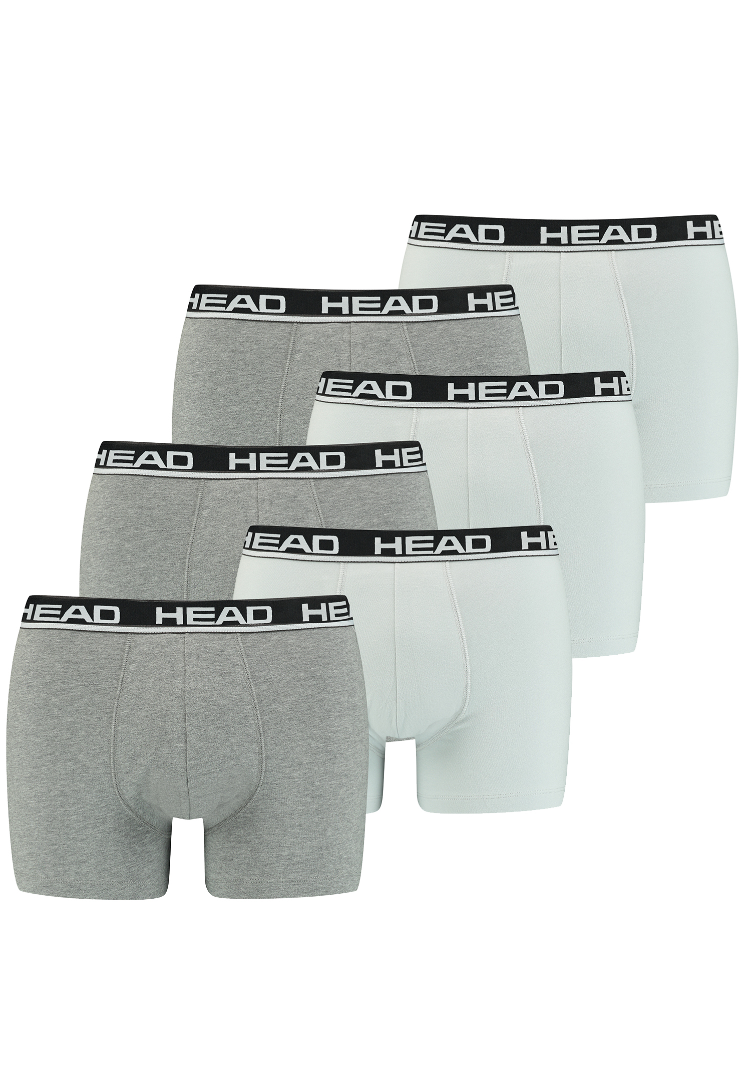 Head Herren Basic Boxer Pant Shorts Unterwäsche Unterhose 6 er Pack