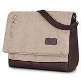 ABC Design Wickeltasche Urban - Crossbody Bag mit Baby Zubehör – Messenger Bag - großes Hauptfach - breiten Schultergurt - Polyester (grain)
