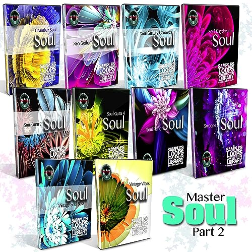 SOUL Master Mega Bundle Teil 2-10 Große Essential Wave Proben/Loop Studio Bibliotheken