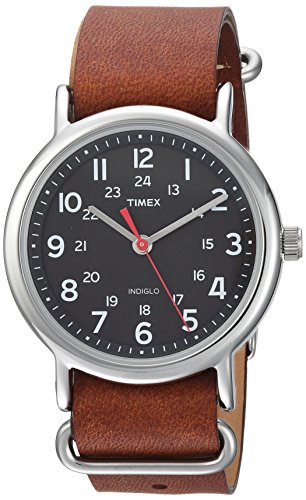 Timex Herren Quarz Uhr mit Leder Armband TW2R63100