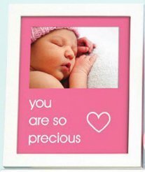 Pearhead - sentiment frame - you are so precious - pink - 70174 by Pearhead