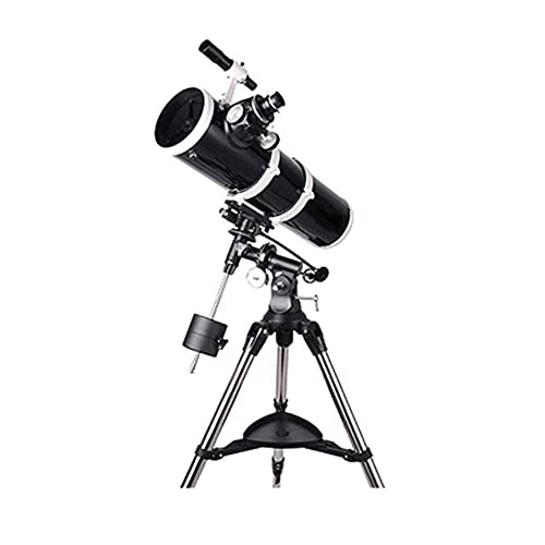 Astronomical Telescope, Professional Stargazing HD 130MM Coated Optical Lens, Portable Tripod Outdoor Travel Storage QIByING