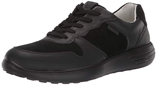ECCO Herren SOFT7RUNNERM Sneaker, Schwarz (Black/Black/Black 51094), 44 EU