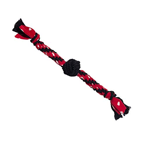 KONG Company 38749820: Signature Rope Dual Knoten mit Ball Hundespielzeug