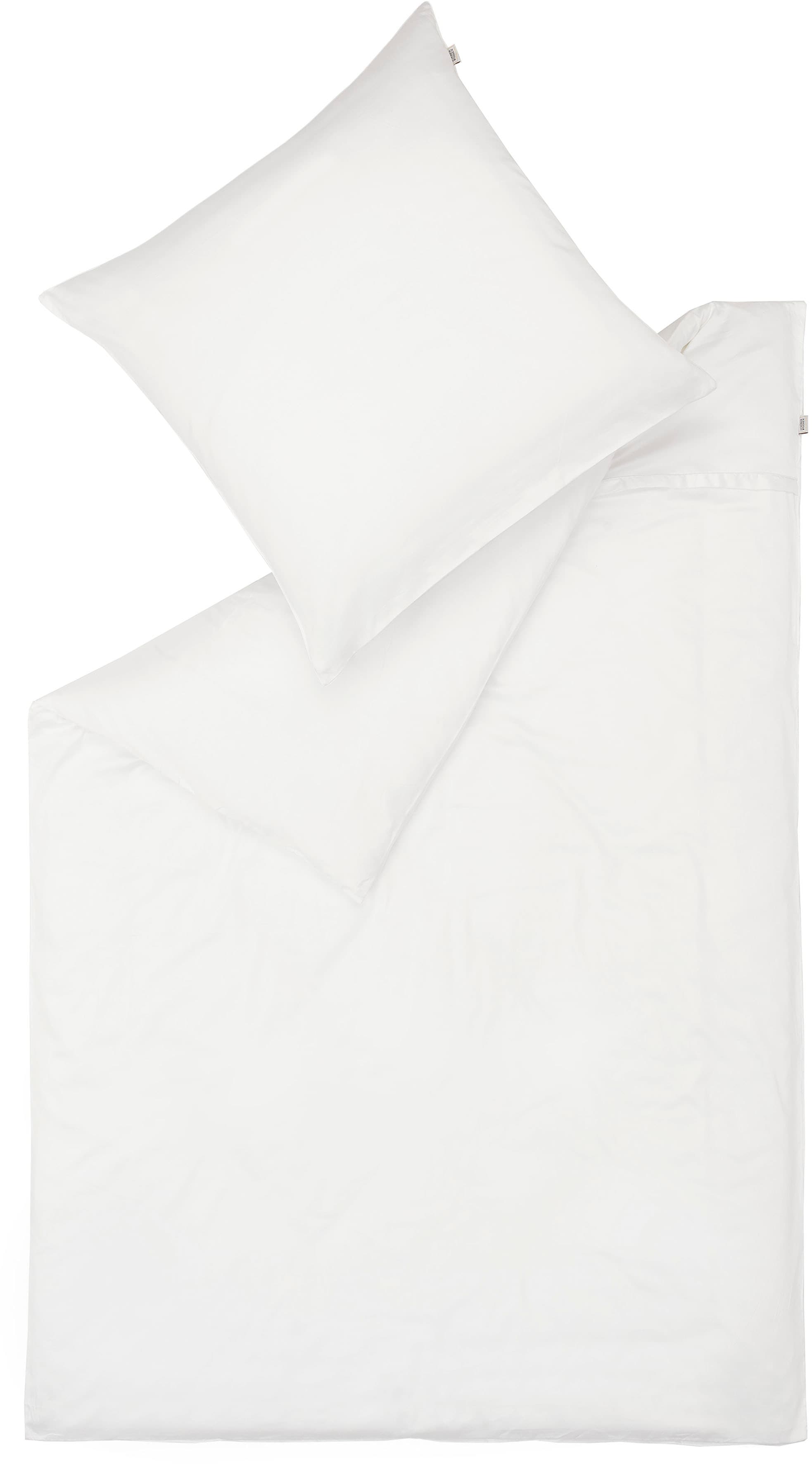 SCHÖNER WOHNEN-Kollektion Bettwäsche "Pure in Gr. 135x200, 155x220 oder 200x200 cm", (2 tlg.), Bettwäsche aus Baumwolle in Satin-Qualität, unifarbene Bettwäsche
