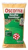 Oscorna Rasaflor Rasendünger, organischer NPK Langzeitdünger, 10,5Kg Sack,2,66 EUR/1 Kg