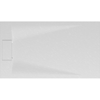 Breuer Duschwanne 'Lite Line/Quick72' Steinoptik weiß 90 x 140 cm