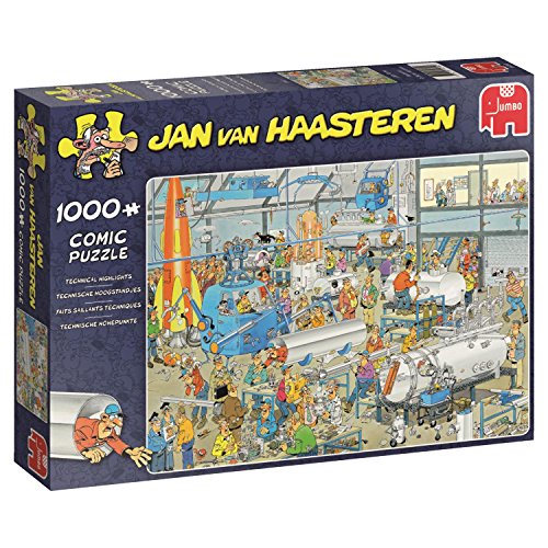 Jumbo 19050 Puzzle Jan Van Haasteren-Technische Höhepunkte, 1000 Teile