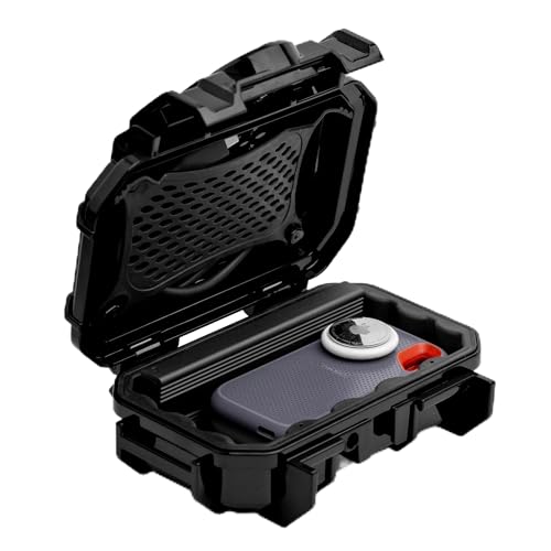 Evergreen ToughBox Tech Organizer - Für Kamera, Kabel, Festplatten usw. (klein, Gummistiefel, schwarz)