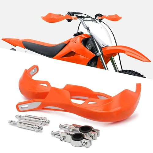 Motorrad Handschutz Dirt Bike Handschutz Universal Für 22MM 28MM Lenker - Orange