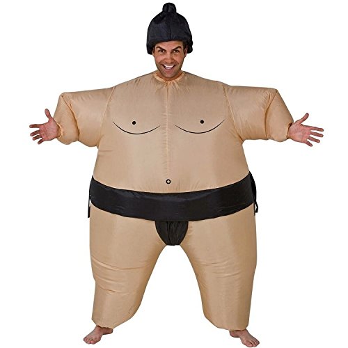AirSuits Aufblasbares Kostum Fatsuit Sumo Ringer Fasching Karneval