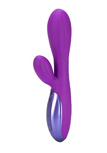 Topco - Ultrazone - anregendes Wiederaufladbarer Silikon Rabbit-Vibrator mit 6 Vibrationen - Violett