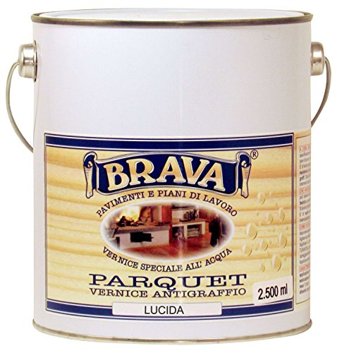 BRAVA PA2 Parkett Lack wasserfest glänzend, farblos, 2500 ml