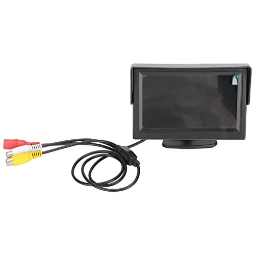 LCD Display Rückfahrkamera Monitor, Wasserdichter Auto Monitor 16:9 Einstellbar für SUV