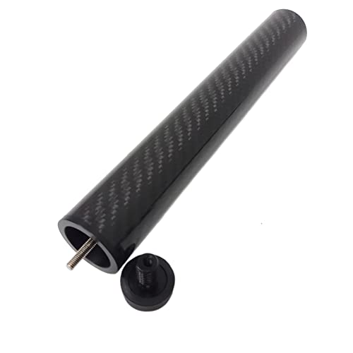 TX GIRL 8-Zoll Black Carbon Fiber Billard Queue-Verlängerungen Mit Auto for Jacoby Cues Pool Cue Extenders (Color : for Jacoby cues)