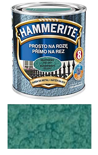 Hammerite Metallschutz-lack Lack Rostschutz 2,5 l Hammerschlag (Hammerschlag Grün)