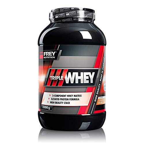 Frey Nutrition Triple Whey Dose Cookies & Cream, 1er Pack (1 x 2.3 kg)