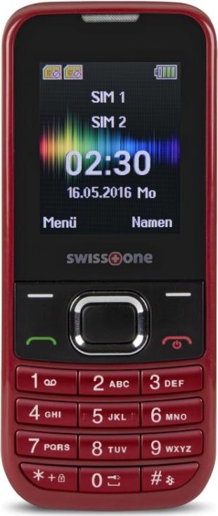 swisstone SC 230 Dual-SIM-Handy Schwarz