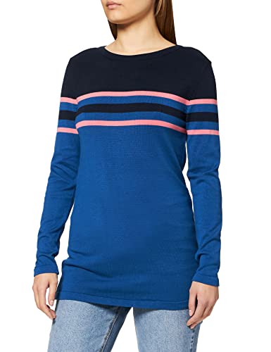 ESPRIT Maternity Damen Sweater ls Umstandspullover, Mehrfarbig (Bright Blue 410), 34 (Herstellergröße: XS)