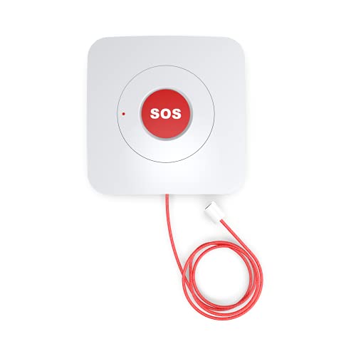 SOS Button mit Wandhalterung - Hausnotruf SOS Panik Knopf für Funk Alarmanlage SP110 / SP210 / OTTO - GSM WLAN Alarmsystem