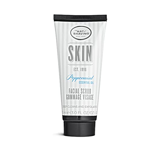 The Art of Shaving Facial Scrub - Peppermint Essential Oil, Gesichtspeeling Pfefferminz - 90 ml
