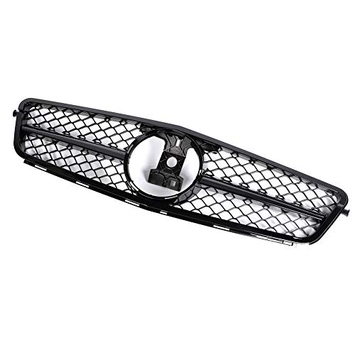 Auto Grill Stoßstangengrill Car Black Front Bumper Grille for AMG for C-Class W204 08-14