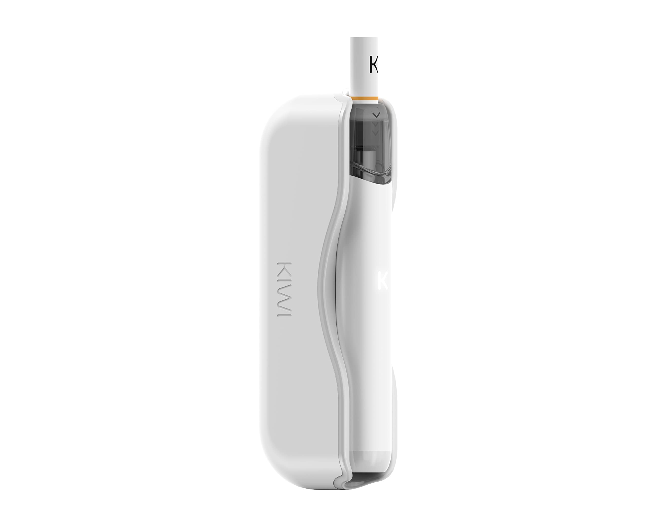 KIWI Starter Kit, Elektronische Zigarette mit Pod System, 400mAh, Powerbank 1450 mAh, 1,8 ml, Farbe Artic White, kein Nikotin, kein E-Liquid