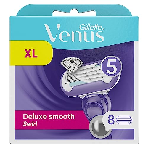 Gillette Venus Deluxe Smooth Swirl Rasierklingen x 8, 5 Klingen, 65 g