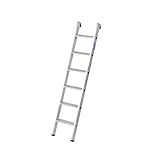 Stufen-AnlegeLeiter, (Alu), Arbeitshöhe 3,15 m,Leiternlänge 1,7 m, Stufenanzahl 6, Gewicht 3,2 kg